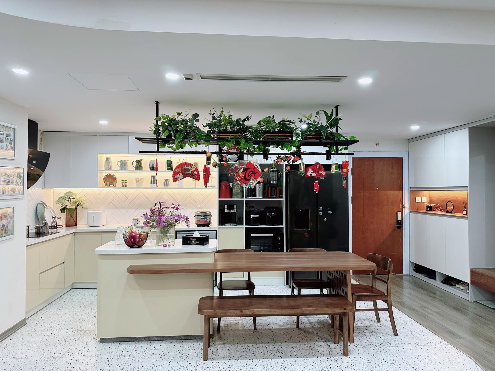 Những không gian đón Tết đẹp rạng ngời trên mạng xã hội, ngắm thôi cũng đủ thấy Xuân khấp khởi rộn rã-6