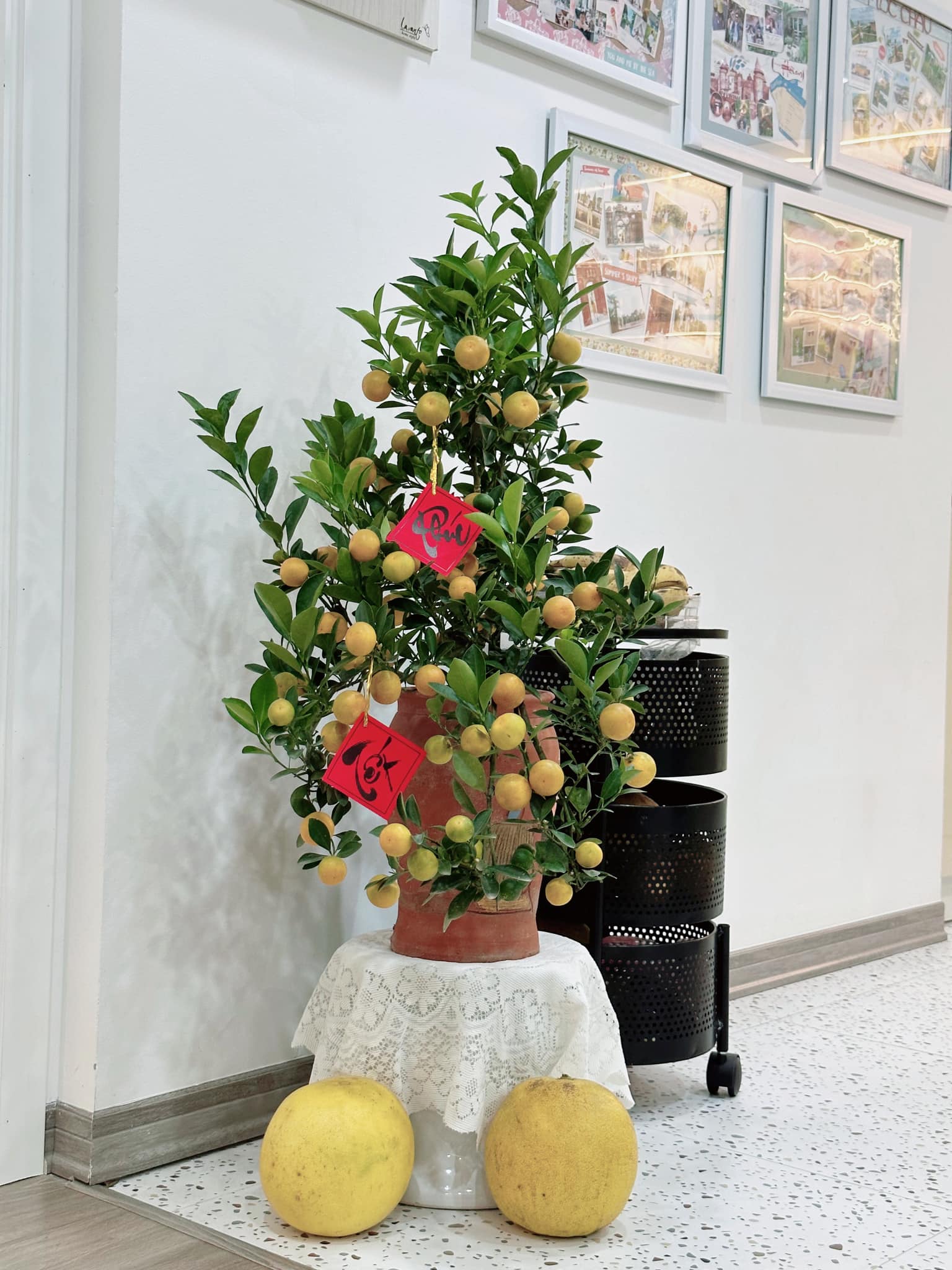 Những không gian đón Tết đẹp rạng ngời trên mạng xã hội, ngắm thôi cũng đủ thấy Xuân khấp khởi rộn rã-2