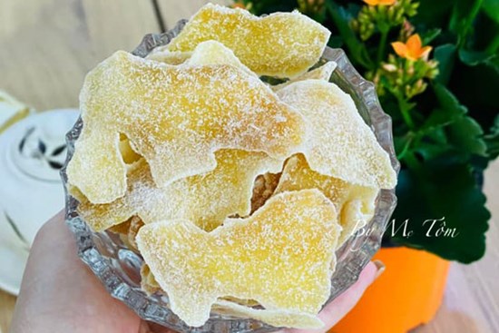 3 bước làm mứt gừng thơm ngon cho ngày Tết