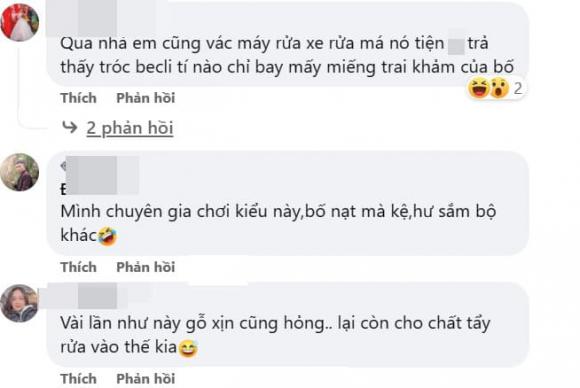 Nhà toàn đồ gỗ, gia chủ huy động người dùng vòi xịt, chất tẩy rửa để lau chùi đón Tết-13