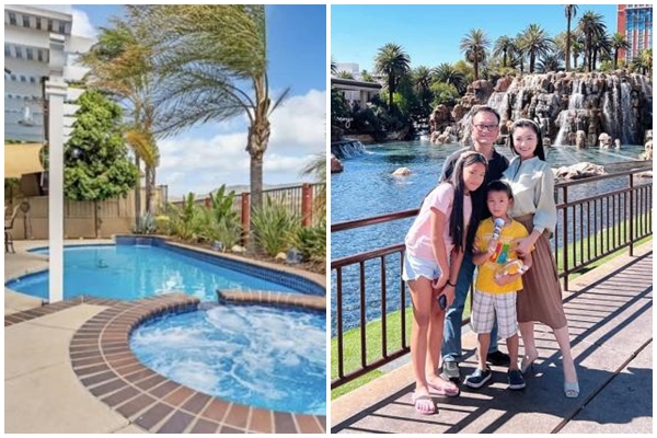 Chồng cũ Lệ Quyên khoe ảnh 2 con check-in biệt thự mới cực sang chảnh-6