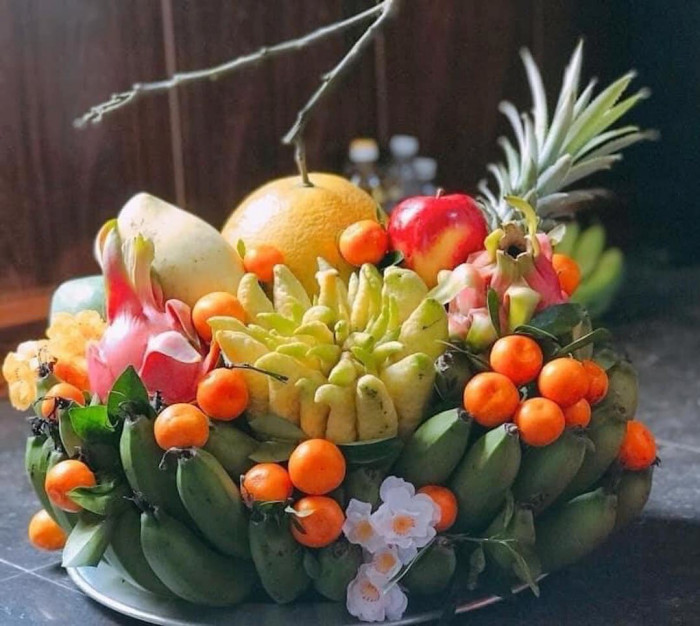 Mâm ngũ quả ngày Tết đúng phong tục truyền thống-2