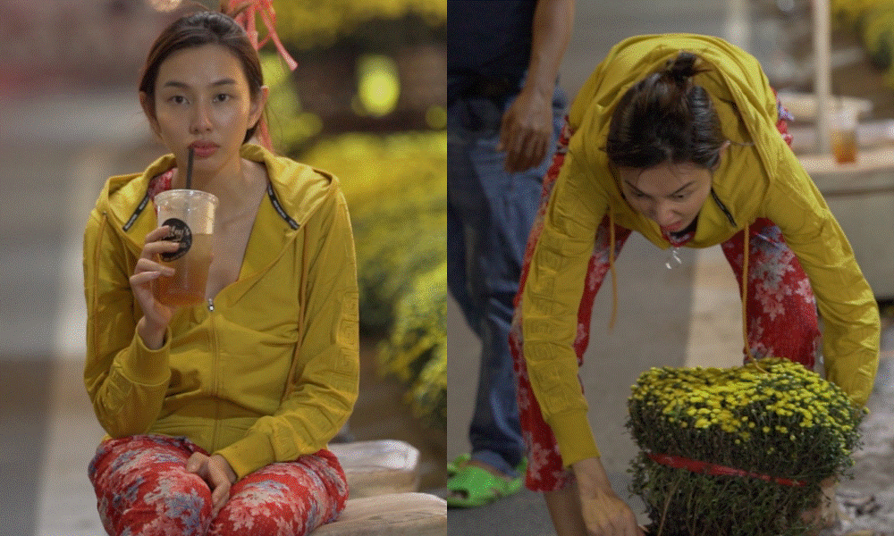 Thùy Tiên tiết lộ sự thật phía sau loạt ảnh diện đồ bộ đi chợ hoa đang gây bão-3