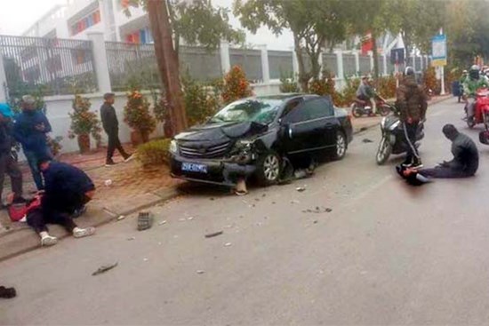 Công an điều tra vụ lái xe biển xanh vi phạm nồng độ cồn gây tai nạn