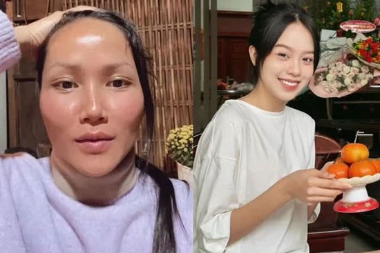 Dàn mỹ nhân về quê đón Tết: H'Hen Niê dọn nhà đến cháy da, Thanh Thủy mặt mộc vẫn xinh hết nấc