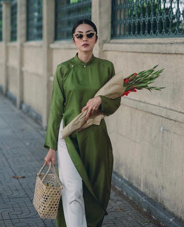 Hà Tăng khoe ảnh áo dài: Luôn là thiết kế truyền thống gần gũi, dung dị-4