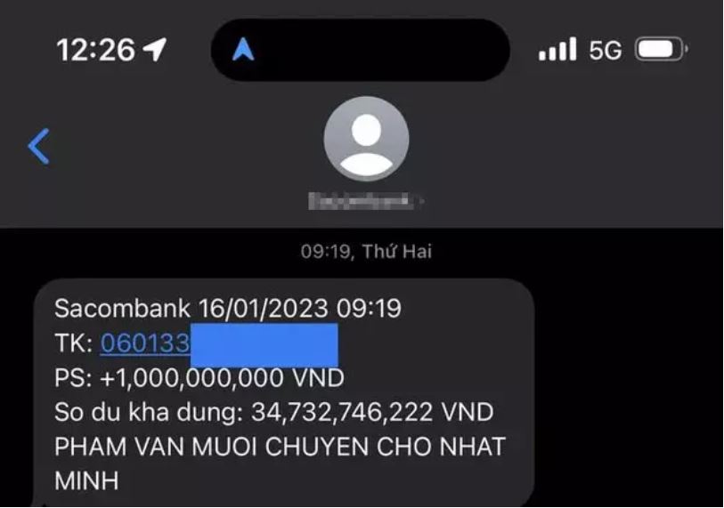 Minh Nhựa khoe bố ruột thưởng Tết 1 tỷ, số dư tài khoản mới sốc-2