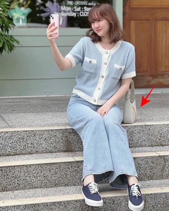 Hải Tú lên đồ cực đơn giản nhưng thanh lịch, gây chú ý vì dùng lại túi hiệu cũ cả năm qua-4