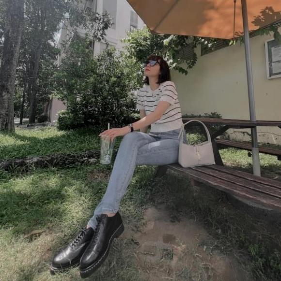 Hải Tú lên đồ cực đơn giản nhưng thanh lịch, gây chú ý vì dùng lại túi hiệu cũ cả năm qua-8