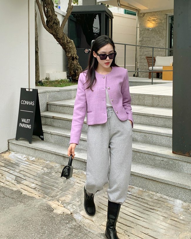 10 cách diện áo khoác vải tweed trẻ trung để đi du xuân-8