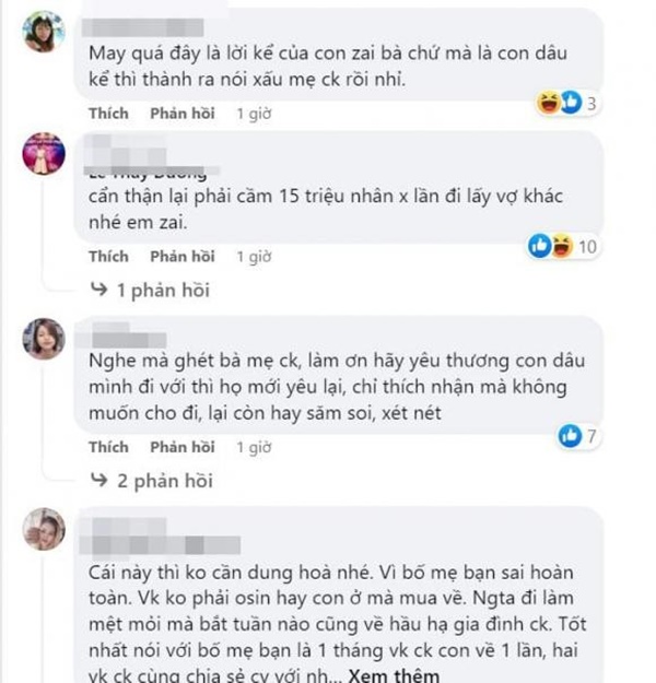 Mẹ chồng lập nick ảo theo dõi con dâu, liên tục nhắc nhở không được làm tóc hay bôi kem lên mặt-2