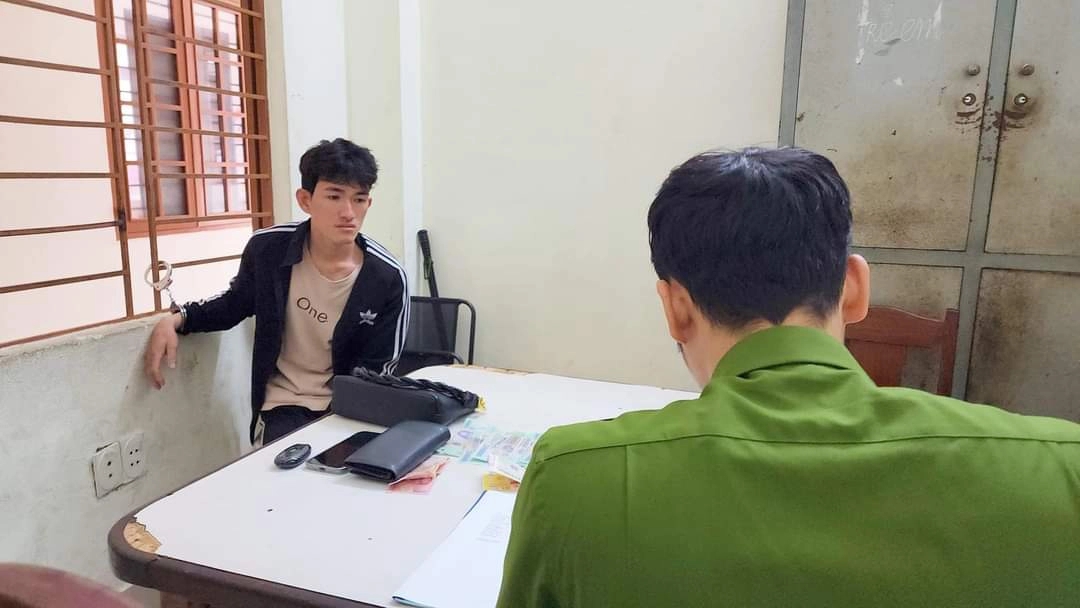 Giật túi xách, đang định vứt lại giấy tờ cho bị hại thì bị bắt-1