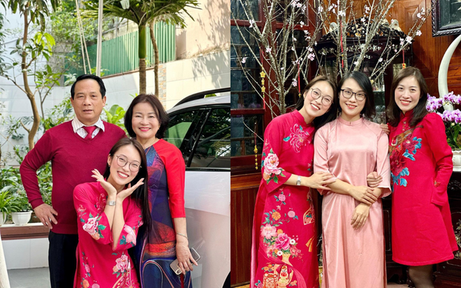 Ảnh gia đình dịp Tết đẹp như tạp chí của các hot girl-7