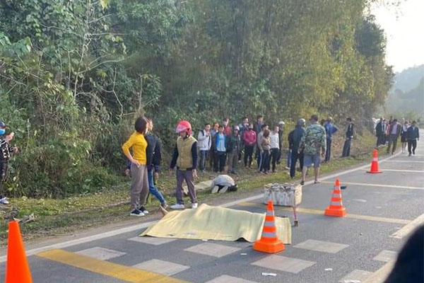 Tàu Bắc - Nam va chạm với xe đầu kéo-2