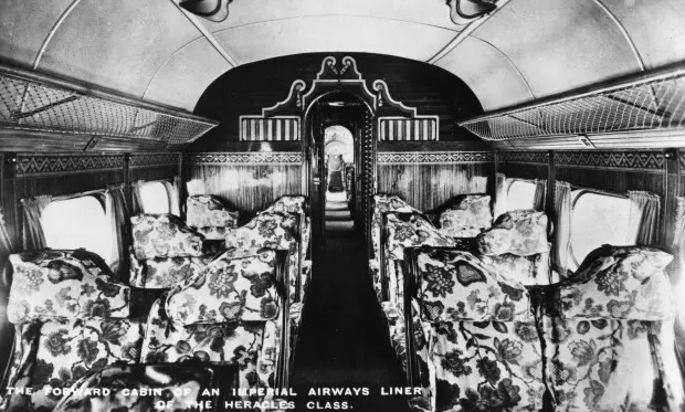 Cảnh tượng trên khoang máy bay từ 100 năm trước-8