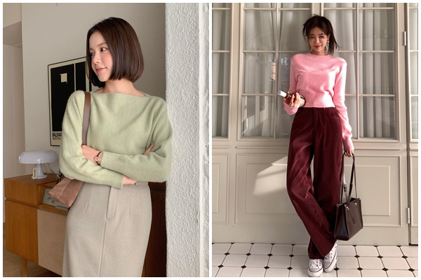 10 chiêu phối áo len mỏng vào mùa Xuân-11