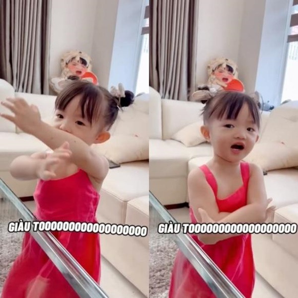 Con gái Đông Nhi lên đồ đi nhận lì xì, gây cười với văn mẫu chúc Tết-4