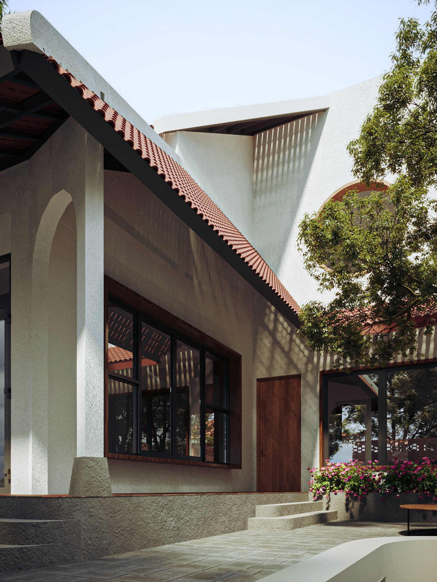 Nhà mái dốc truyền thống ở Hà Nội quanh năm mát mẻ với vườn cây, ao cá-6