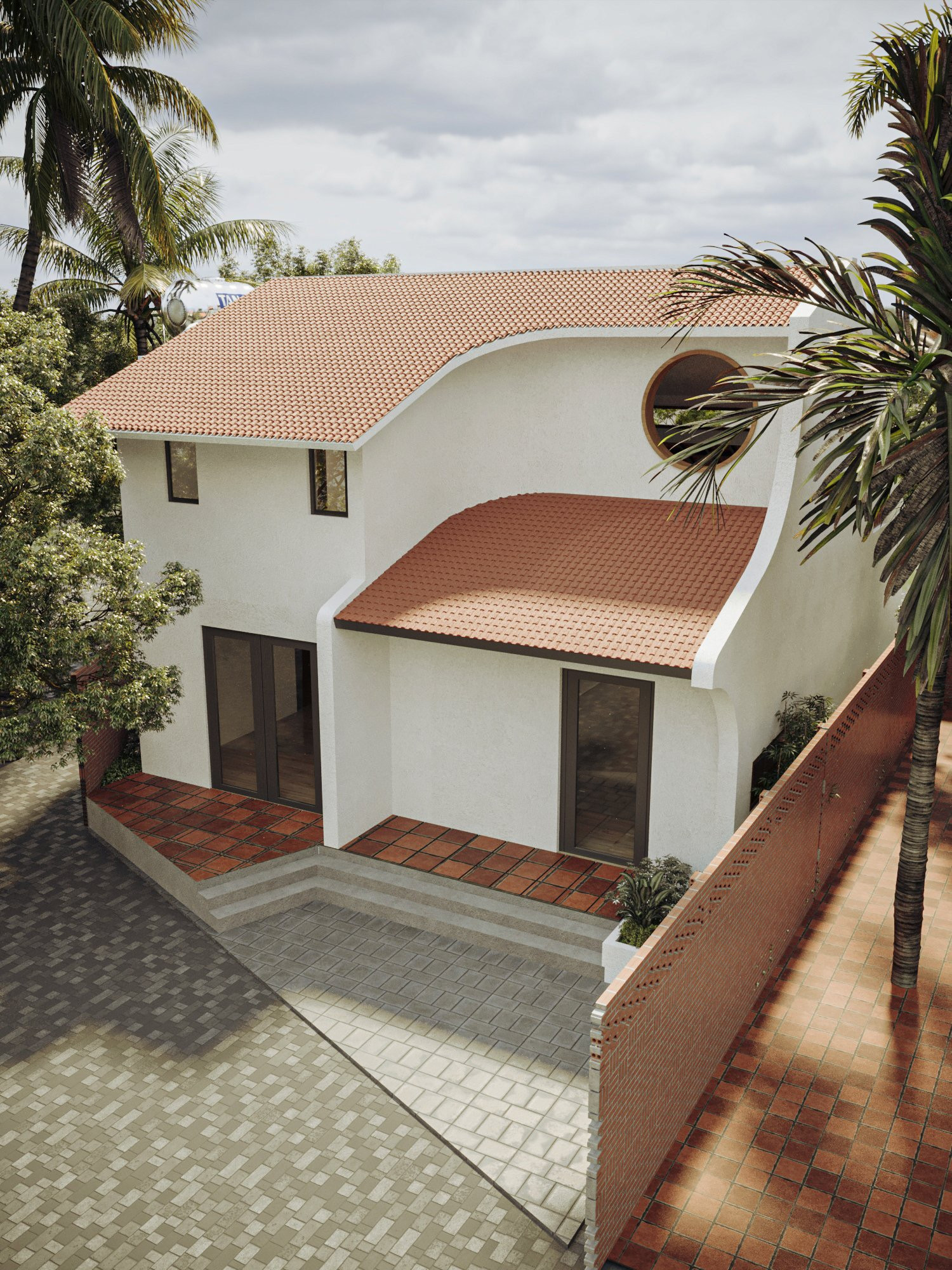 Nhà mái dốc truyền thống ở Hà Nội quanh năm mát mẻ với vườn cây, ao cá-8