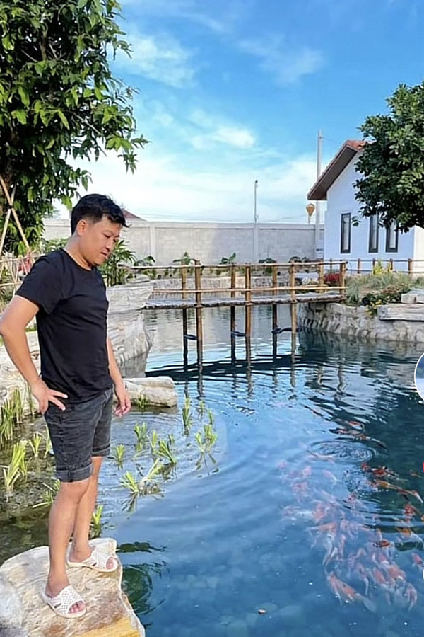 Biệt thự của Trường Giang - Nhã Phương: Rộng nghìn m2 giống công viên, khu vườn đủ loại rau xanh mướt-8