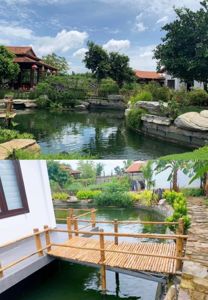 Biệt thự của Trường Giang - Nhã Phương: Rộng nghìn m2 giống công viên, khu vườn đủ loại rau xanh mướt-6