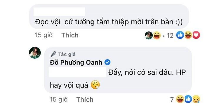 Phương Oanh phản ứng ra sao khi bị nghi chuẩn bị phát thiệp cưới?-3