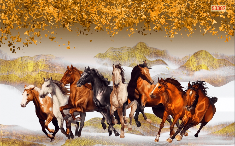 Vì sao trong bức tranh mã đáo thành công có 1 con quay đầu lại?-2