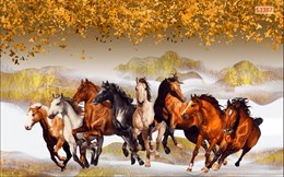 Vì sao trong bức tranh mã đáo thành công có 1 con quay đầu lại?-2