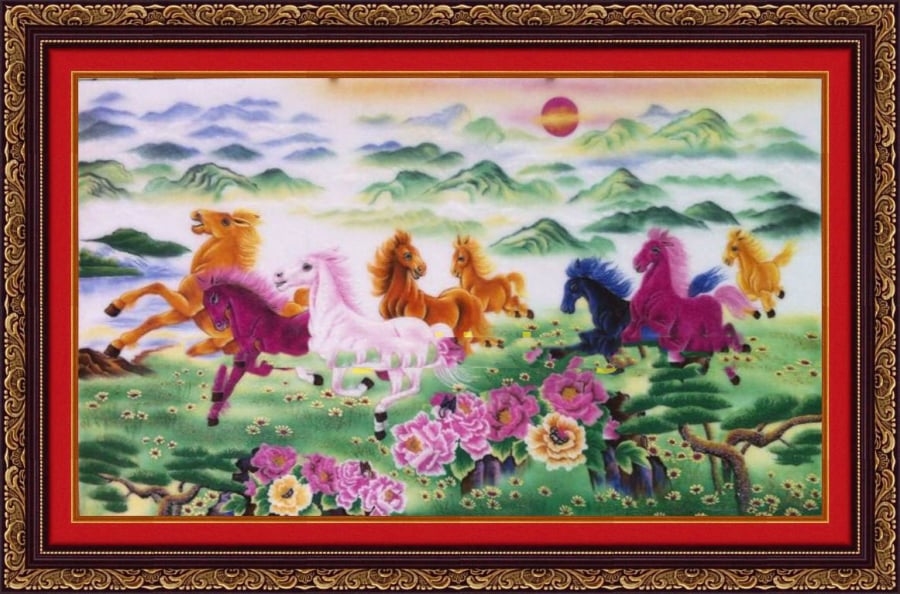 Vì sao trong bức tranh mã đáo thành công có 1 con quay đầu lại?-3