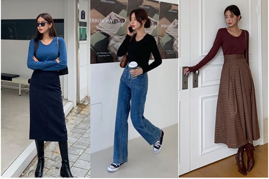 Áo thun dài tay có 10 cách diện trẻ trung mà vẫn thanh lịch