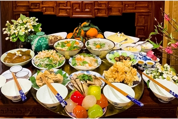 Những mâm quả cúng Rằm tháng Giêng đắt đỏ-10