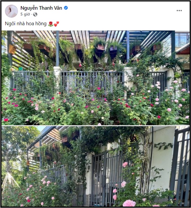 Làm mẹ lần 2 sau 13 năm với chồng mới, Vân Hugo sống viên mãn với gia đình nhỏ trong ngôi nhà hoa hồng-9