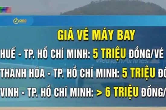 10 triệu đồng vé máy bay từ Hà Nội vào TP Hồ Chí Minh