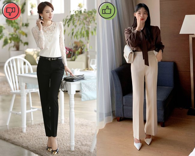 5 lỗi diện quần âu kém sành điệu nàng công sở cần tránh-1