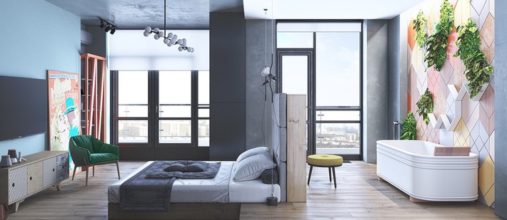 10 mẫu phòng ngủ với phong cách trang trí mới mẻ-2