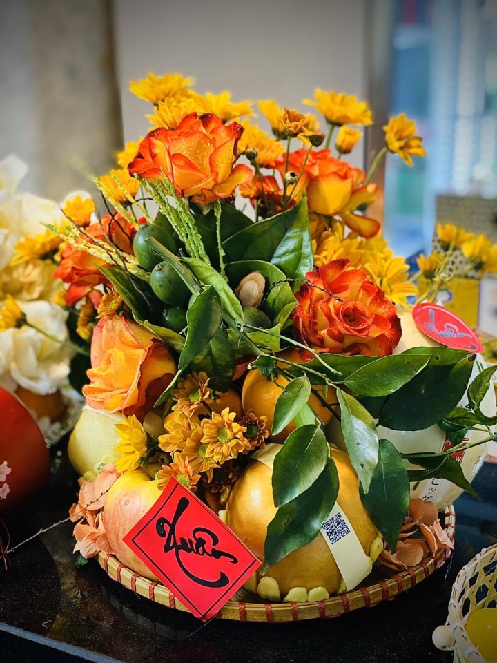 Những mâm quả cúng Rằm tháng Giêng đắt đỏ-1