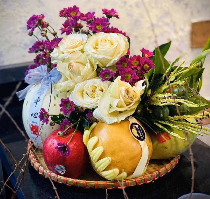 Những mâm quả cúng Rằm tháng Giêng đắt đỏ-4