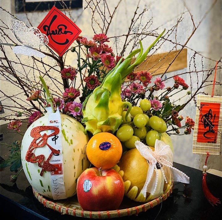 Những mâm quả cúng Rằm tháng Giêng đắt đỏ-8