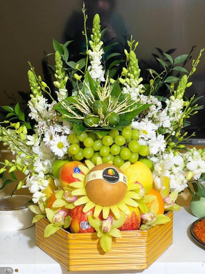 Những mâm quả cúng Rằm tháng Giêng đắt đỏ-9