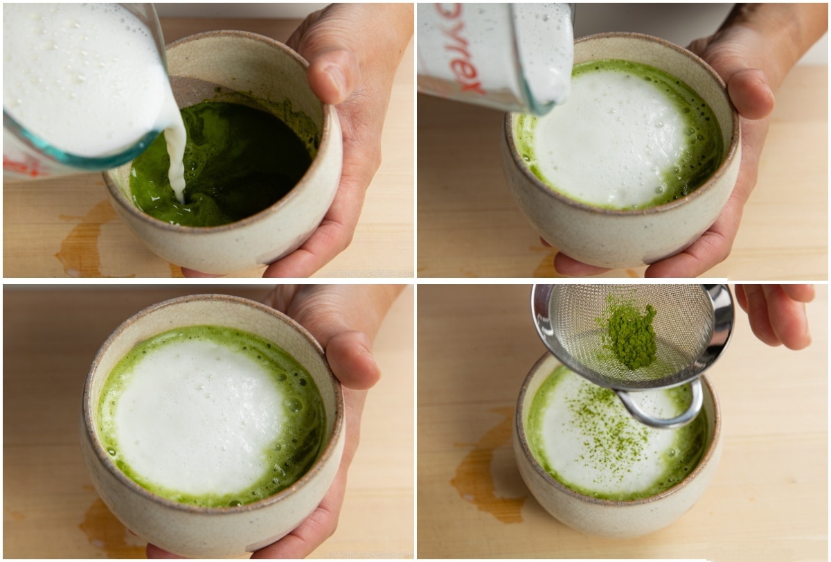 Trời lạnh pha matcha latte nóng hổi uống vừa ấm người vừa tỉnh táo-3