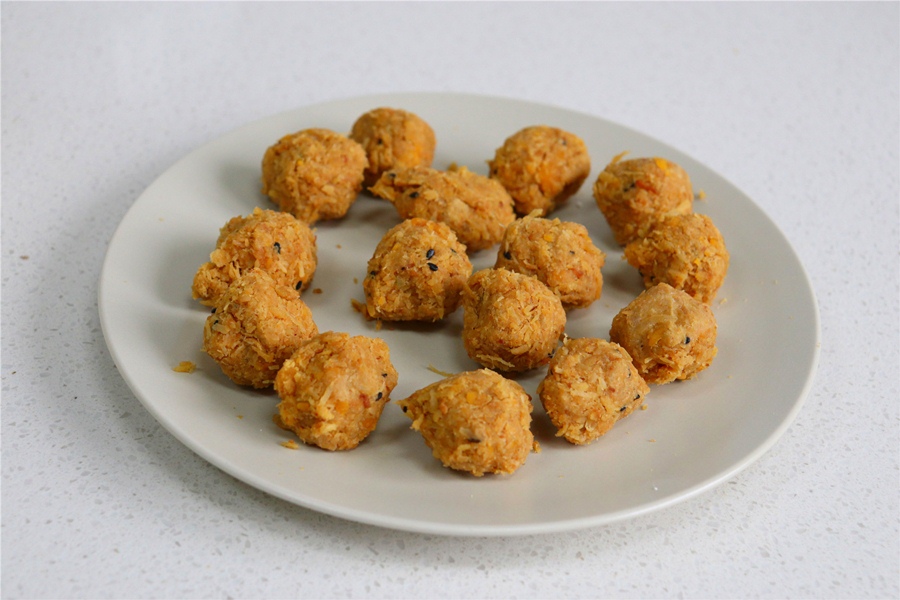 Cách làm bánh nếp chà bông trứng muối dẻo mềm thơm nức-4