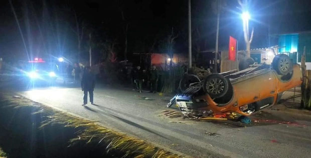 Tai nạn liên hoàn trong đêm tại Điện Biên, 3 người thiệt mạng-1