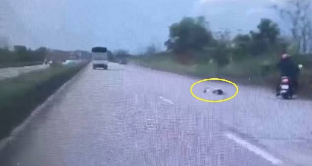 Vĩnh Phúc: Tài xế trốn kiểm tra nồng độ cồn, hất chiến sĩ CSGT lên nắp capo, phóng bạt mạng-2