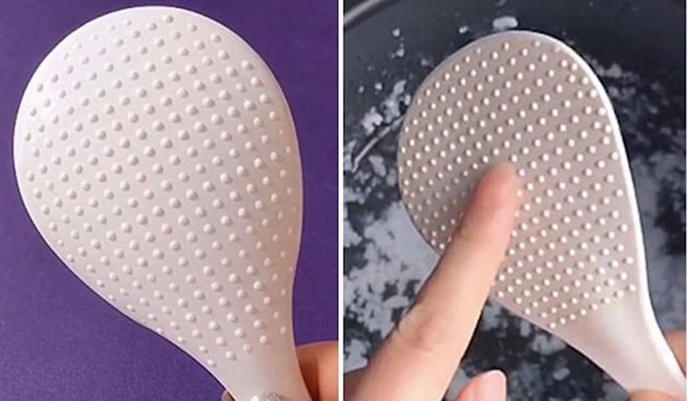 Lý do trên muôi xới cơm luôn có chấm tròn: Dùng cả chục năm chưa chắc bạn đã biết tác dụng của chúng-1