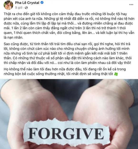 Pha Lê ẩn ý nói về chồng cũ : Họ không thể nào làm tôi đau hơn nữa được đâu?-2
