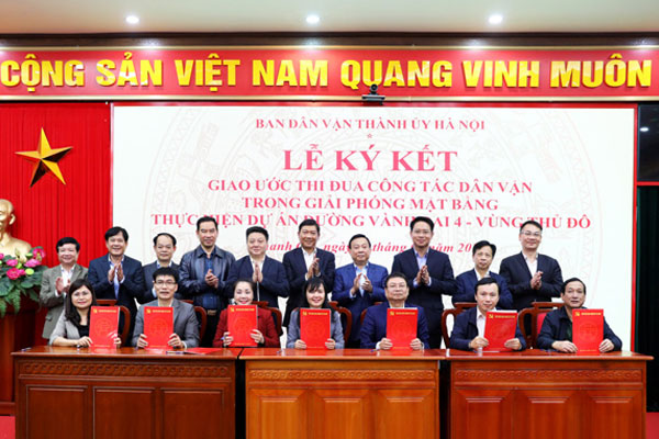 Phát huy vai trò, hiệu quả công tác dân vận trong GPMB Dự án đường Vành đai 4 - Vùng Thủ đô-3