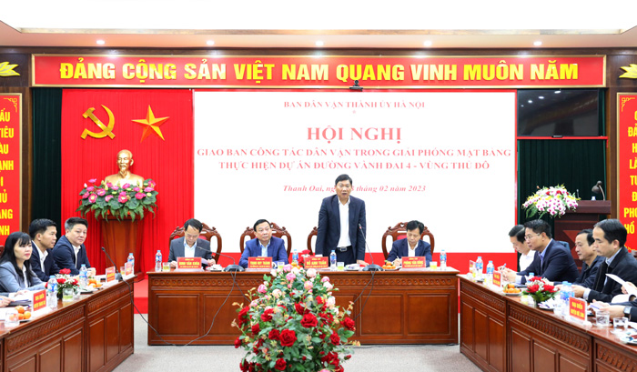 Phát huy vai trò, hiệu quả công tác dân vận trong GPMB Dự án đường Vành đai 4 - Vùng Thủ đô-1