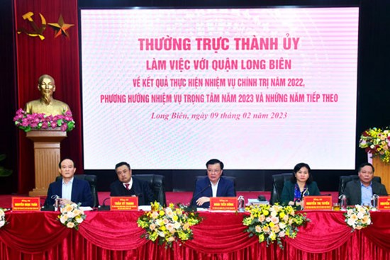 Xây dựng Long Biên là đô thị văn minh, thanh lịch, hiện đại và đáng sống