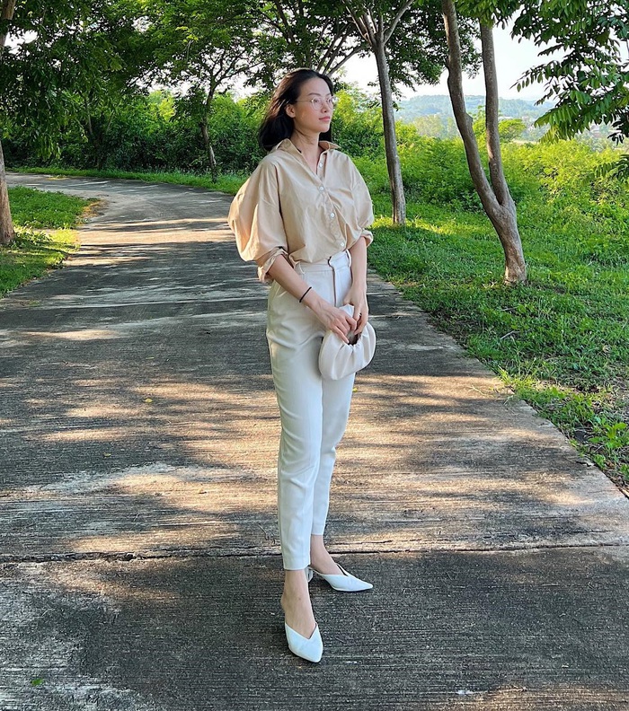 Mặc quần trắng trẻ trung và thanh lịch như sao Việt-2