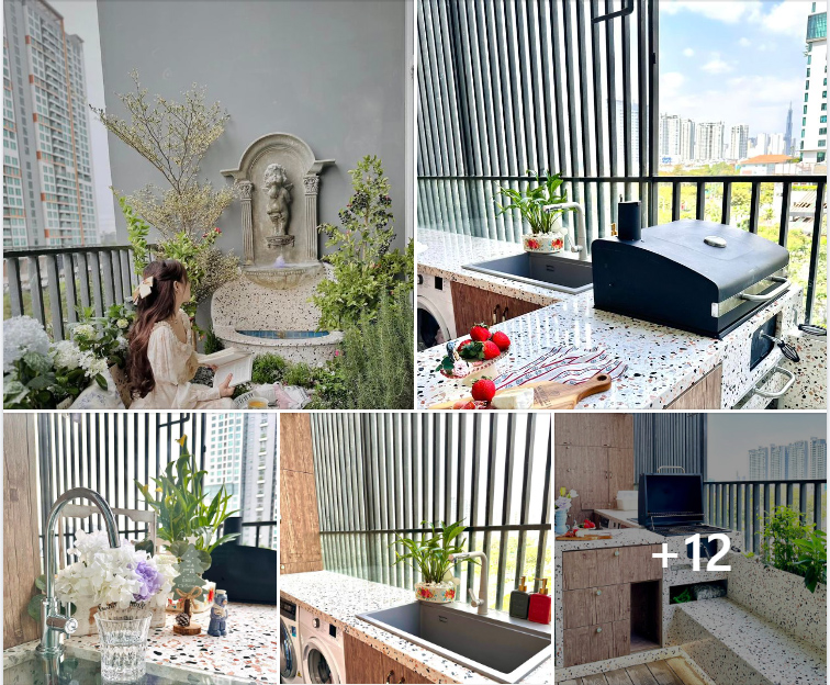 Một chiếc ban công chung cư cực chill, chỉ 13m2 mà đa-zi-năng tha hồ sống ảo-2